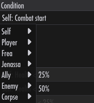 Condition target
